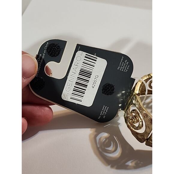 G by Gennaro Minicci Bracelet Gold Wide Stretch Small - Medium Size - Picture 5 of 5